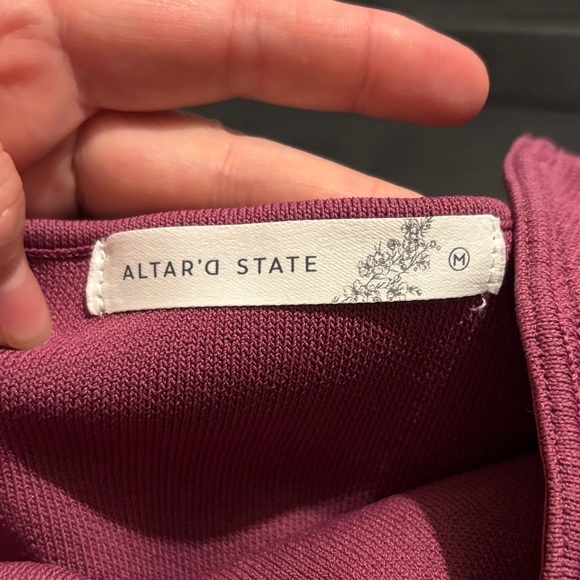 Altar'd State Mauve Kitty Corset Top - Picture 3 of 4